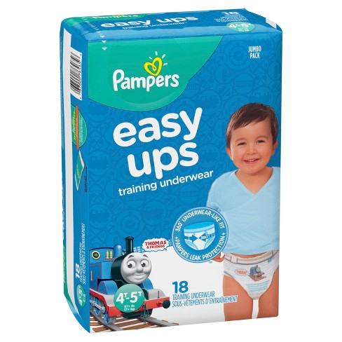 Youth Training Pants Pampers® Easy Ups™ Pull On 4T - 5T Disposable Heavy Absorbency
