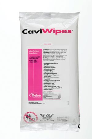 CaviWipes Flat Pack, 45/pk, 20 pk/cs
